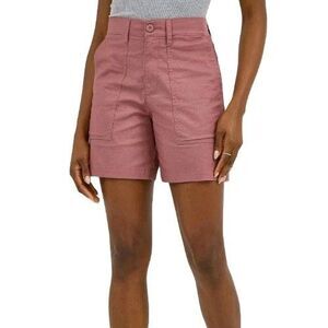 NWT Women's Lee 6" Comfort Waist Utility Shorts Size 6 Henna